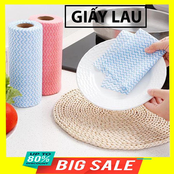 Giấy lau bát đĩa lau tay đa năng bằng vải không dệt