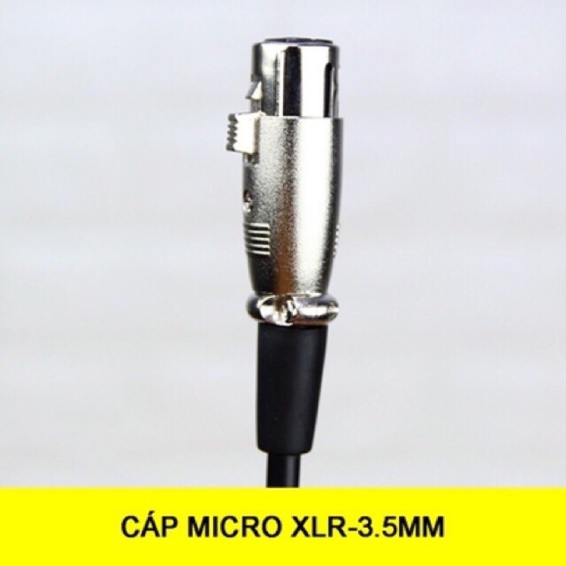 Dây mic Xlr ra 3,5 đực cáp Xlr cho miro Bm900 at100 al280...
