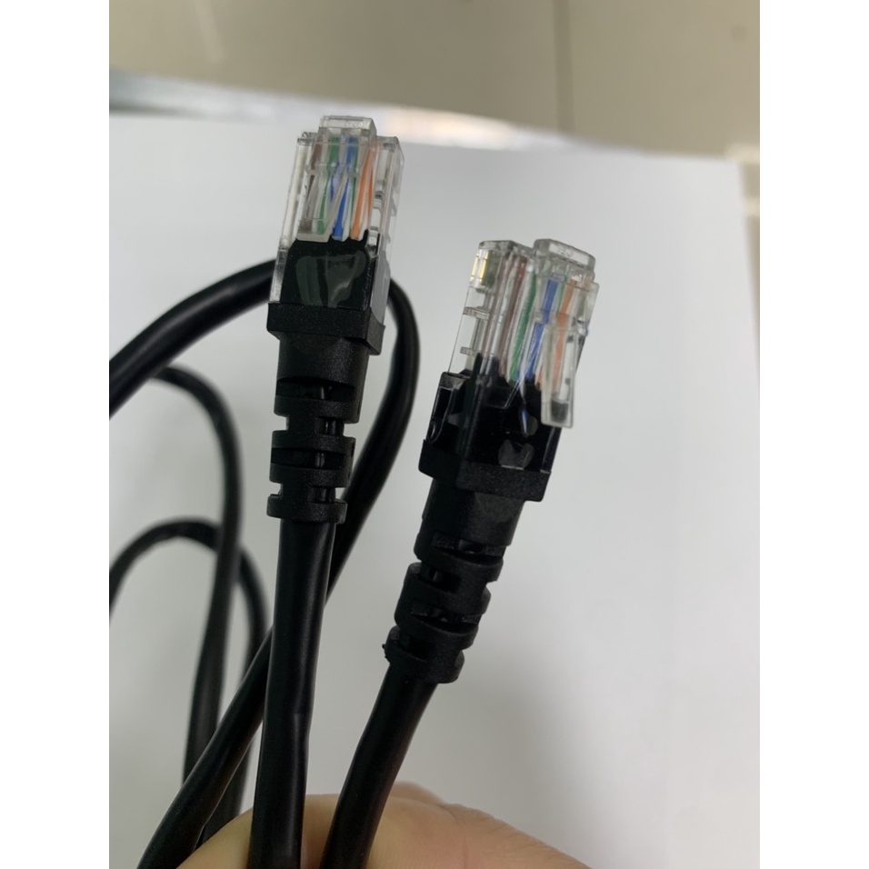 Dây mạng LAN CAT5e đúc sẵn 2 đầu dài 1m lõi đồng nguyên chất