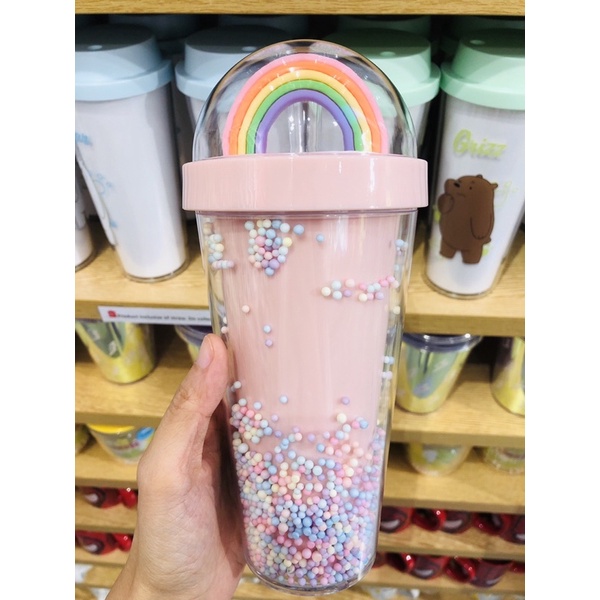 Ly hình cầu vồng cute