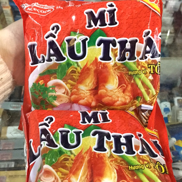 Mì Tôm Lẩu Thái Hương Vị Tôm Gói 80g