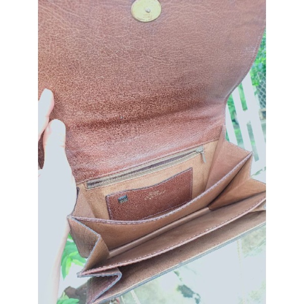 Túi đeo chéo cá sấu caiman thật