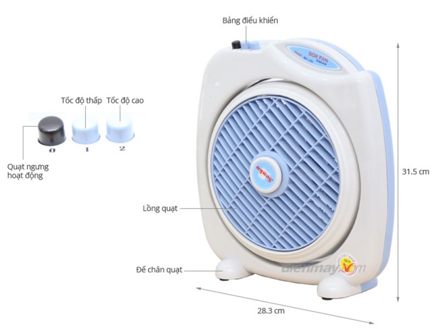 Quạt hộp Senko BD230 sải cánh 20cm | BigBuy360 - bigbuy360.vn