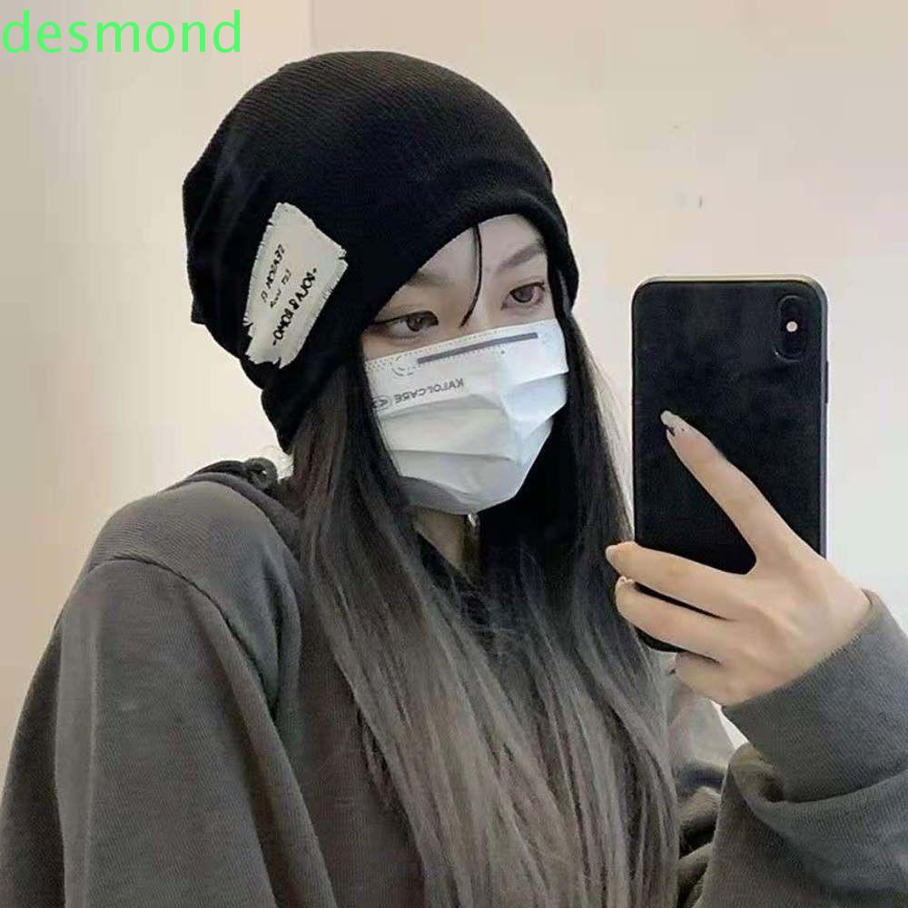 Mũ Beanie Trùm Đầu Họa Tiết Kẻ Sọc Nhiều Màu Thời Trang Thu Đông Cho Nam Và Nữ