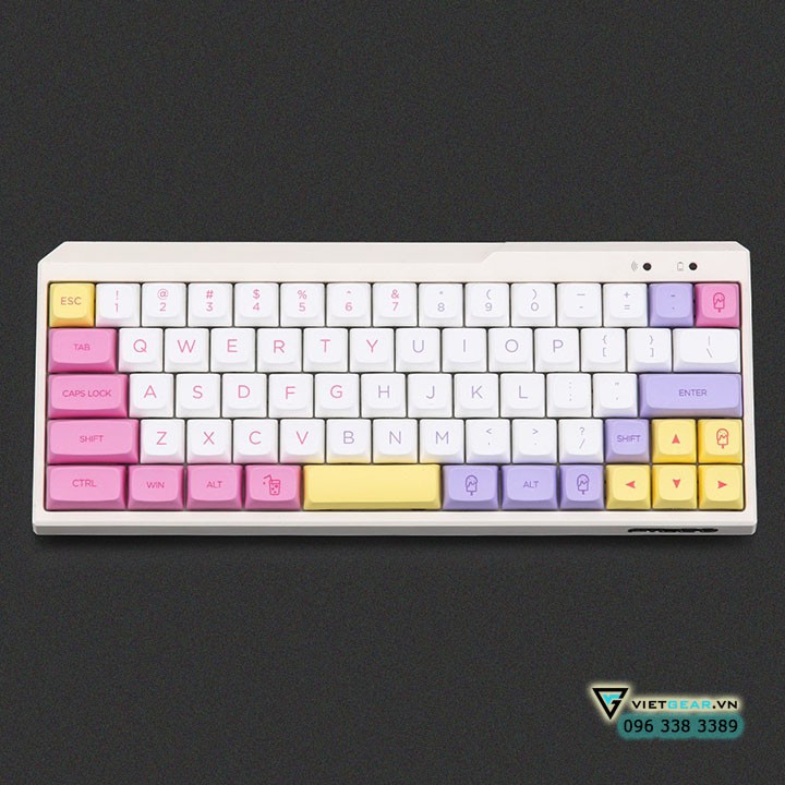 Bộ nút bàn phím XDA Ice Cream Real NP Thick PBT dyesub 151 nút