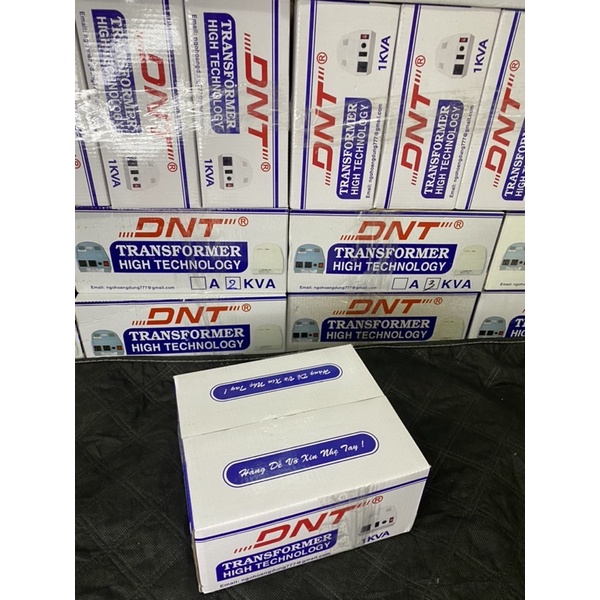 Biến áp nhựa ABS chống cháy siêu an toàn DNT 1000w
