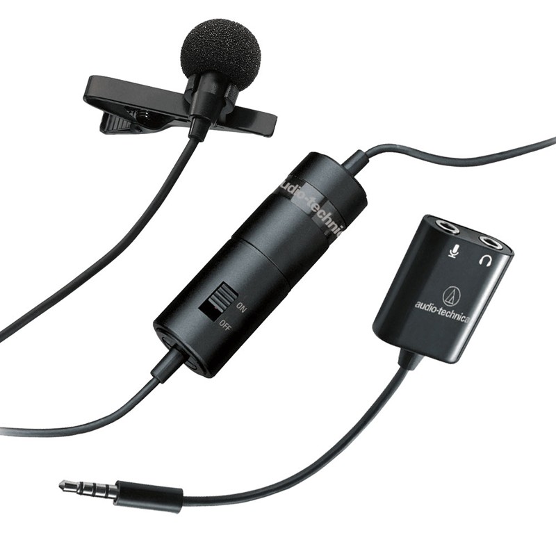 [Mã ELHACE giảm 4% đơn 300K] Micro Gài Áo Cho Máy Ảnh, Máy Quay Audio-Technica ATR3350XIS - Hàng Chính Hãng