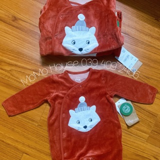 Bộ Body Cho Bé Cáo Nhung
