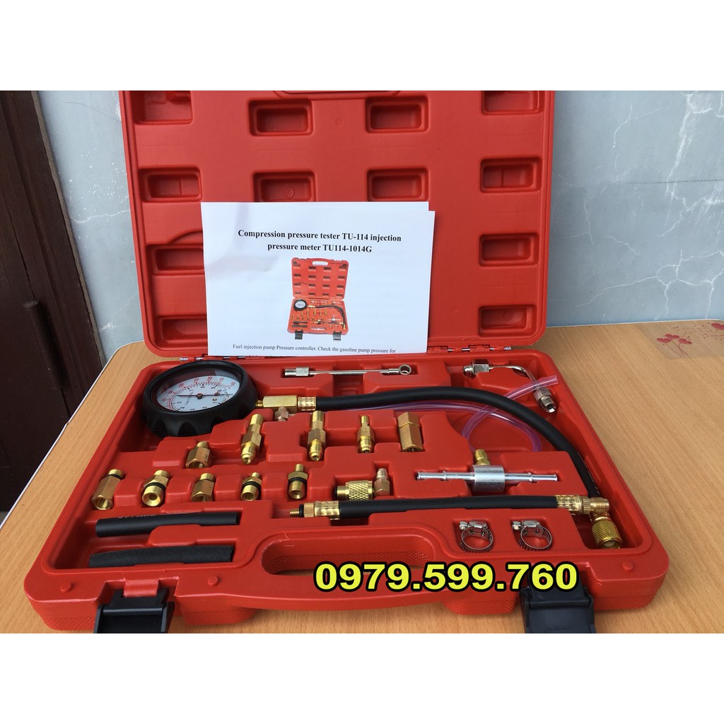 Bộ đo áp suất bơm xăng, Đồng hồ đo áp suất bơm xăng ô tô TU - 114