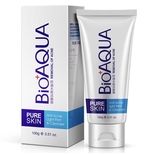 Sữa Rửa Mặt dành cho da Mụn Bioaqua Pure Skin Anti Acne Cleanser - RM09