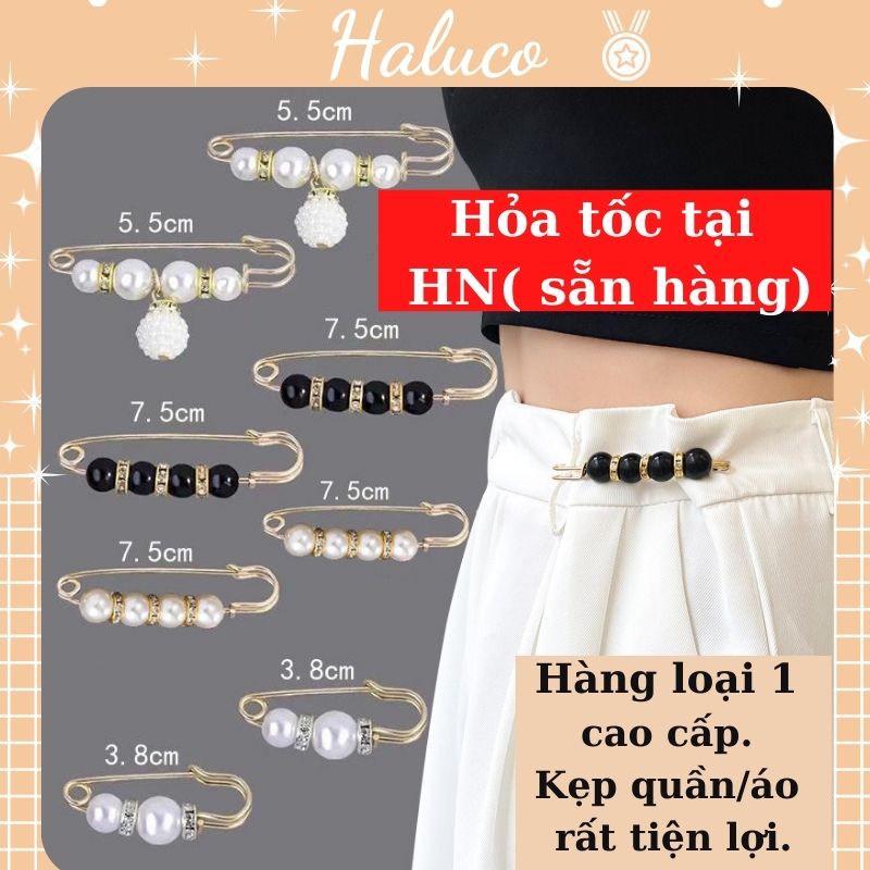 Set ghim cài quần áo bị rộng,thu nhỏ quần jeans thời trang đa năng Haluco accessories KDC03