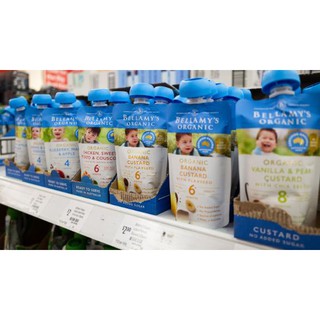 Trái cây nghiền dạng túi Bellamy’s Organic 120g (date từ tháng 07/2022 trở lên)