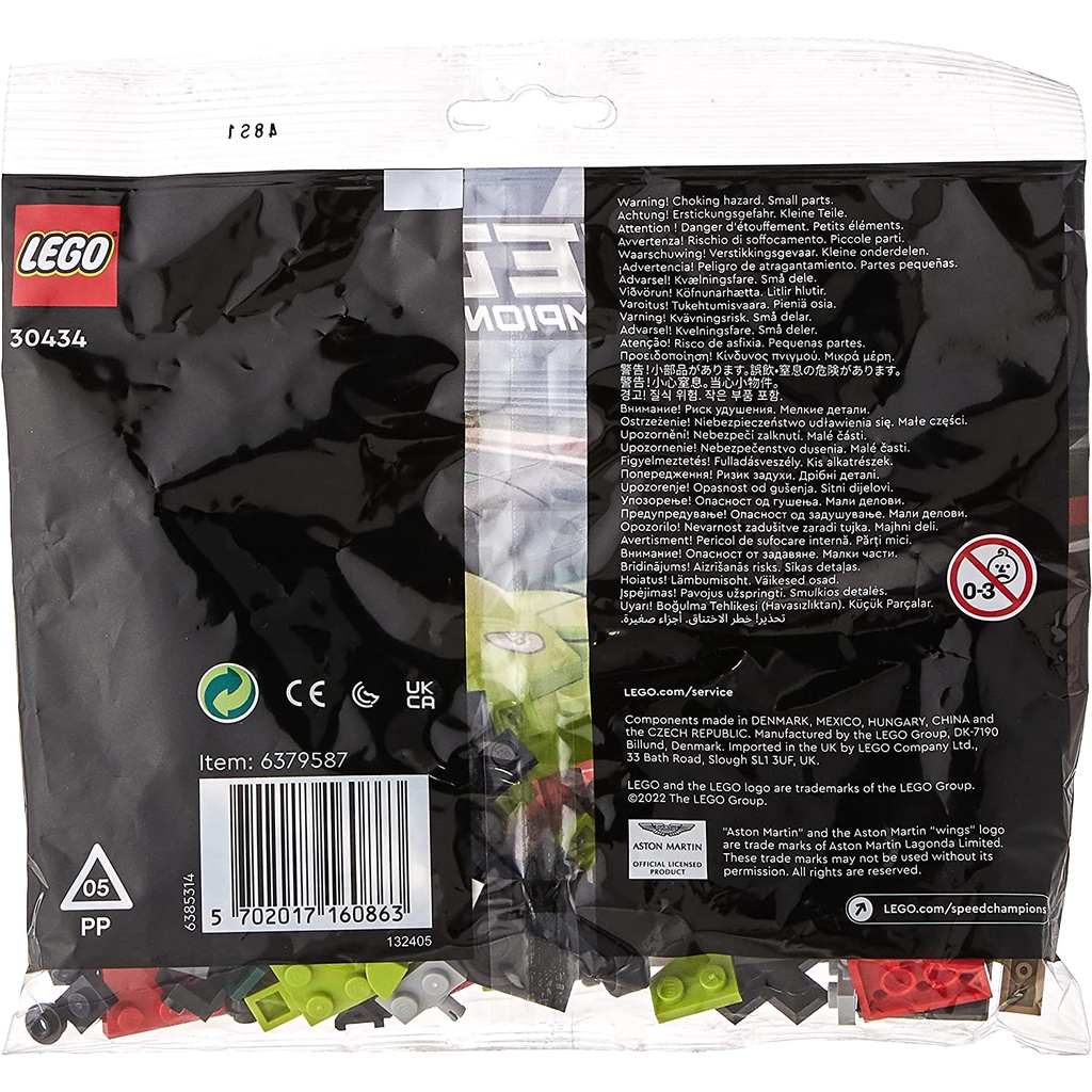 30434 LEGO Speed Champions Aston Martin Valkyrie AMR Pro polybag - siêu xe mini Aston Martin Valkyrie AMR Pro