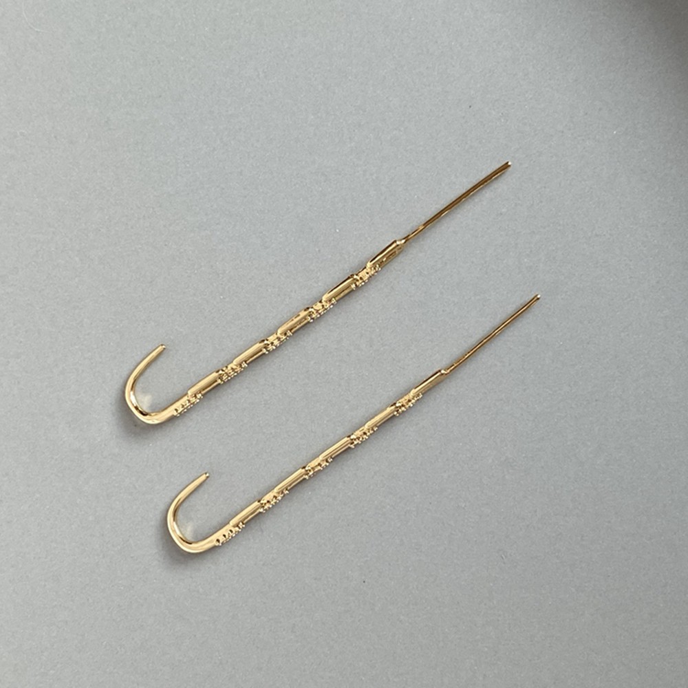 Khuyên tai hình ổ khóa đính đá thời trang cho các bạn nữ