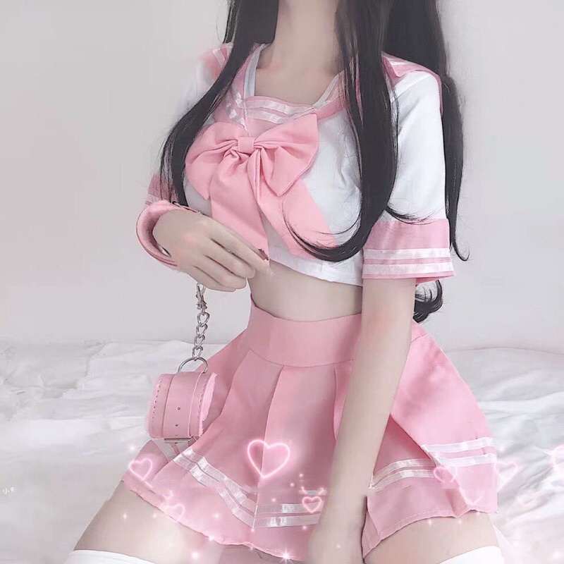 Đồ ngủ sexy cosplay nữ sinh cao cấp  phối nơ dễ thương CICI BONITA CL345 | BigBuy360 - bigbuy360.vn