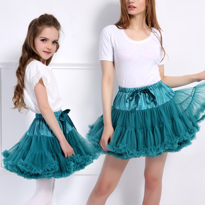 Chân Váy Xòe Tutu Múa Ba Lê Nhiều Kích Cỡ Cho Bé Gái