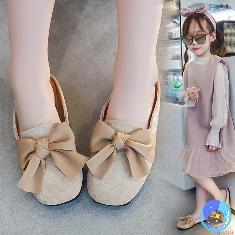 Giày Búp Bê Da Pu Đế Mềm Cho Bé Gái
