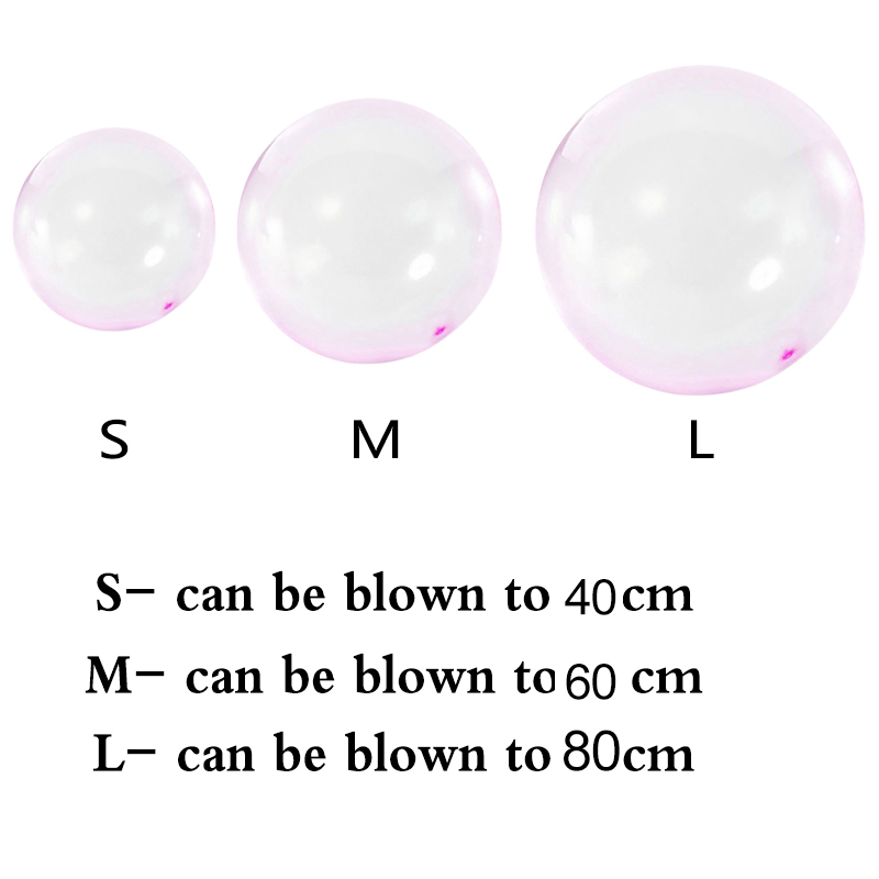 Bong Bóng Trong Suốt 60cm Cho Người Lớn Và Trẻ Em