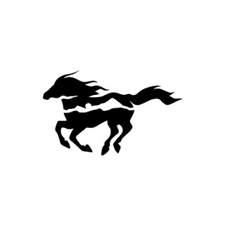 Khuôn hình xăm ngựa aberria