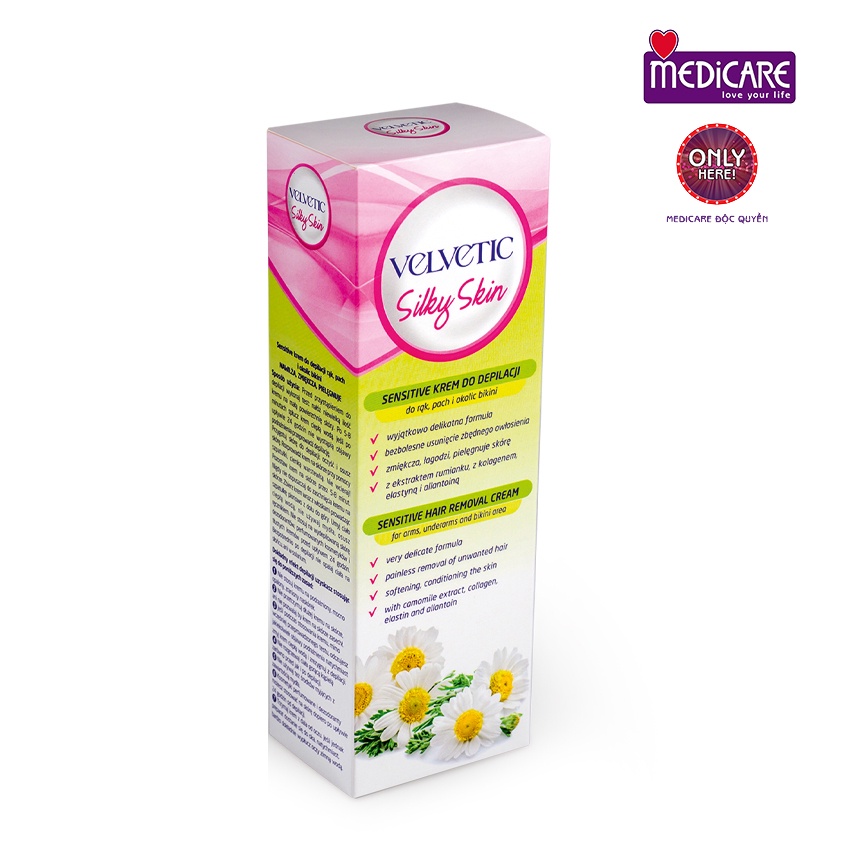 Kem tẩy lông VELVETIC 100ml