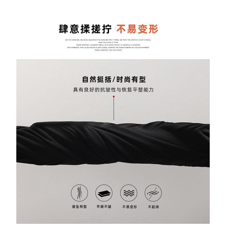 Quần dài ZHELIHANGFEI lưng cao dáng rộng thời trang xuân thu dành cho nữ