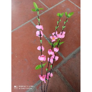 hoa đào hạt 3 nhánh