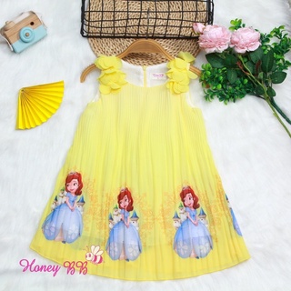 Đầm voal dập ly Sofia ( size đại).