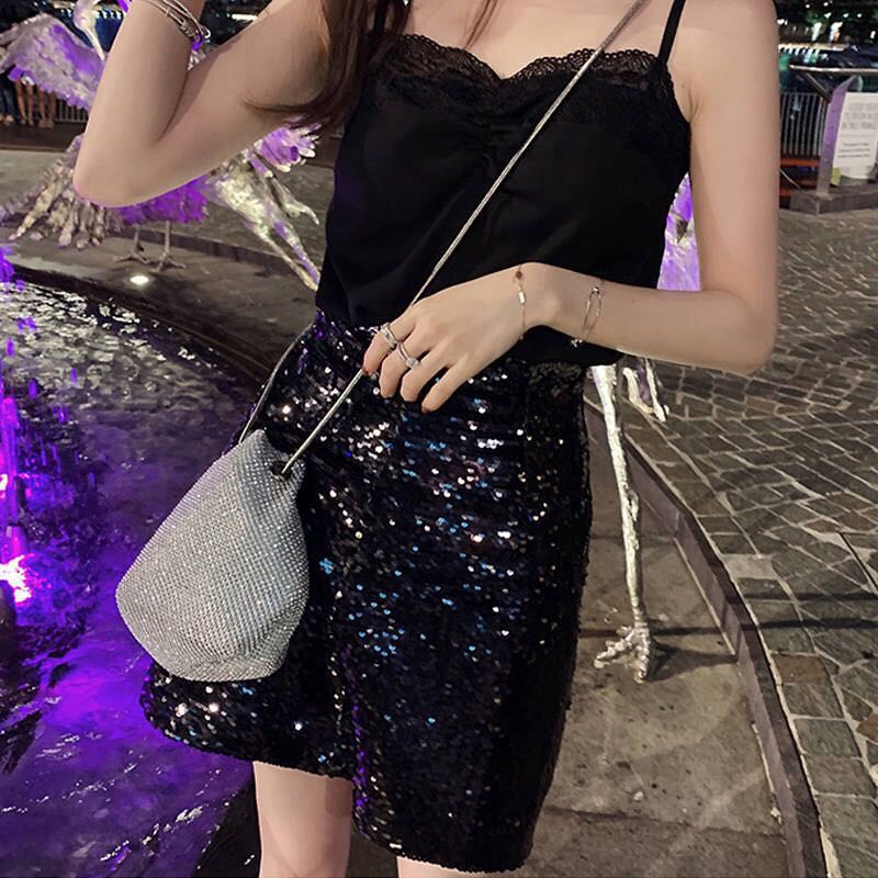 Chân váy chữ A lưng cao dài đến giữa đùi thời trang mùa hè và xuân Hàn 2020 | BigBuy360 - bigbuy360.vn