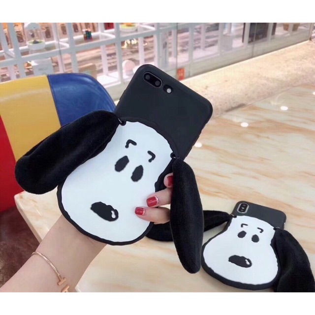 Ốp chó 3D có 2 tai lủng liểng cực Ciu