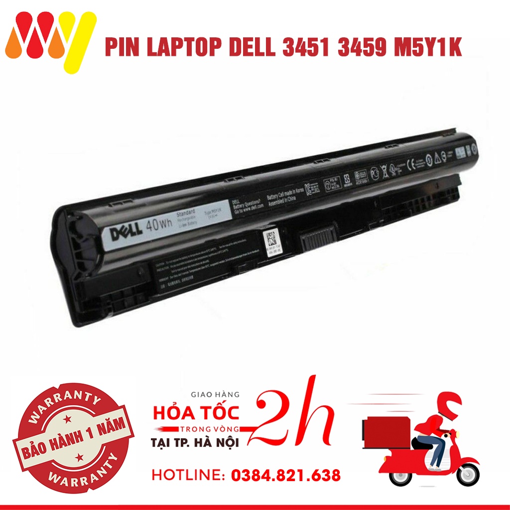 Pin Laptop Dell Inspiron 15 3000 3551 3552 3558 3559 14 3451 3452 / Vostro 15 3551 3558 3567 3568 3559 5558 M5Y1K ZINNEW