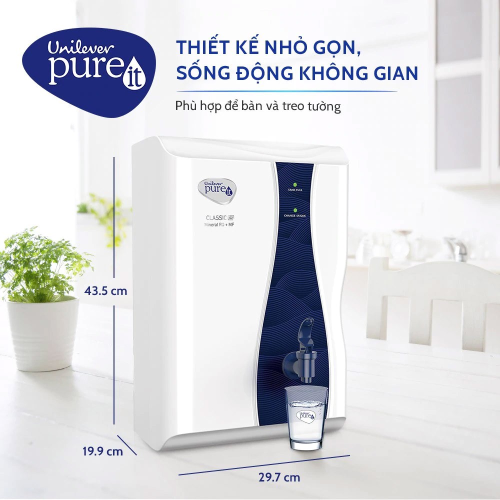 Máy lọc nước Unilever Pureit CASA G2 6000L - Hàng Chính Hãng