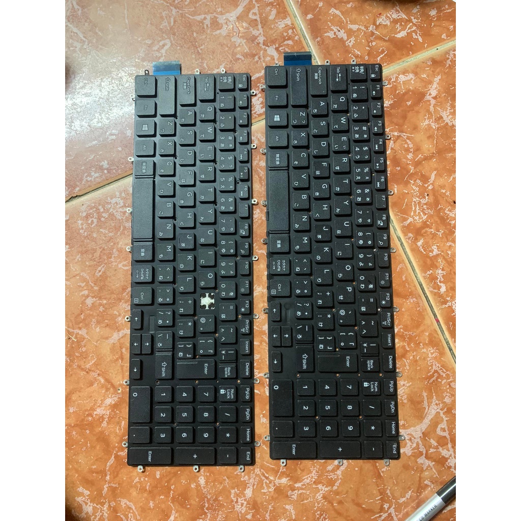 Xác bàn phím laptop dell inspiron 5570 5575 Keyboard 0MR2KH 0KM4R8 tiếng nhật