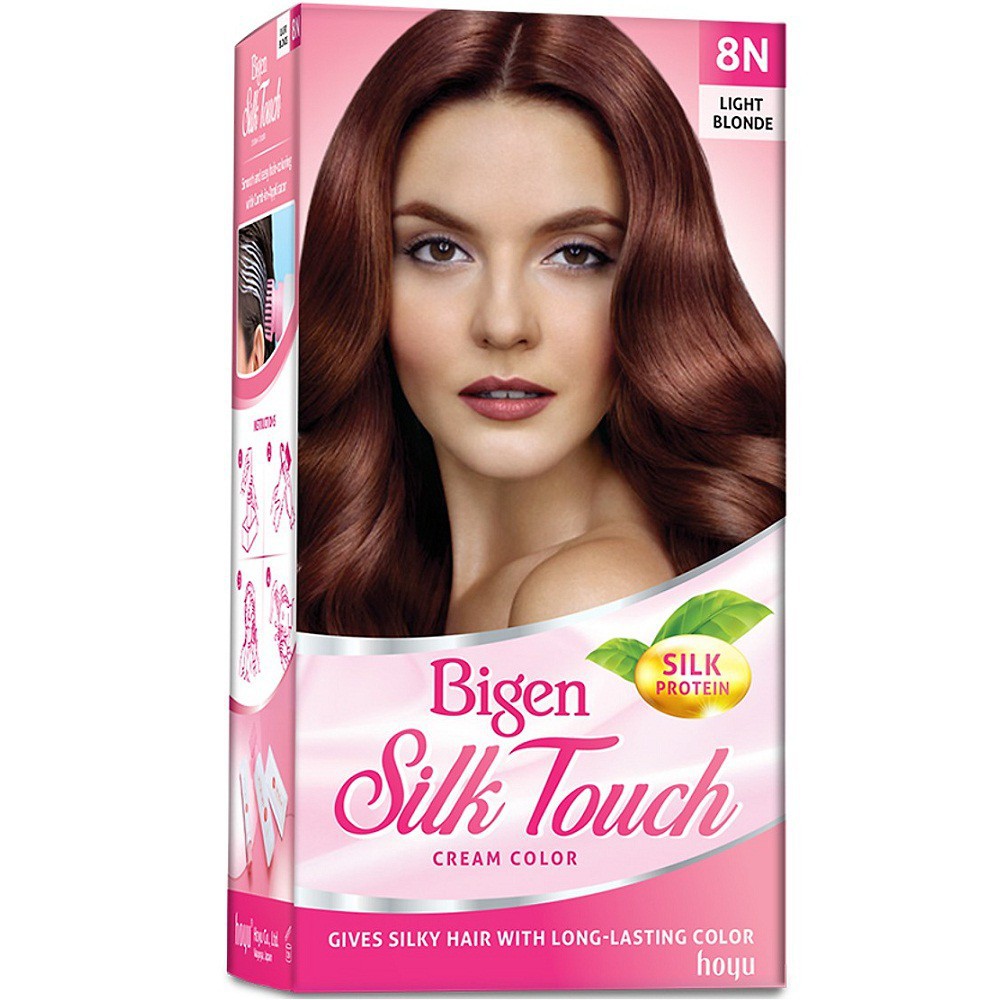 Thuốc Nhuộm Tóc Bigen Silk Touch Cream Color Phủ Bạc 100%