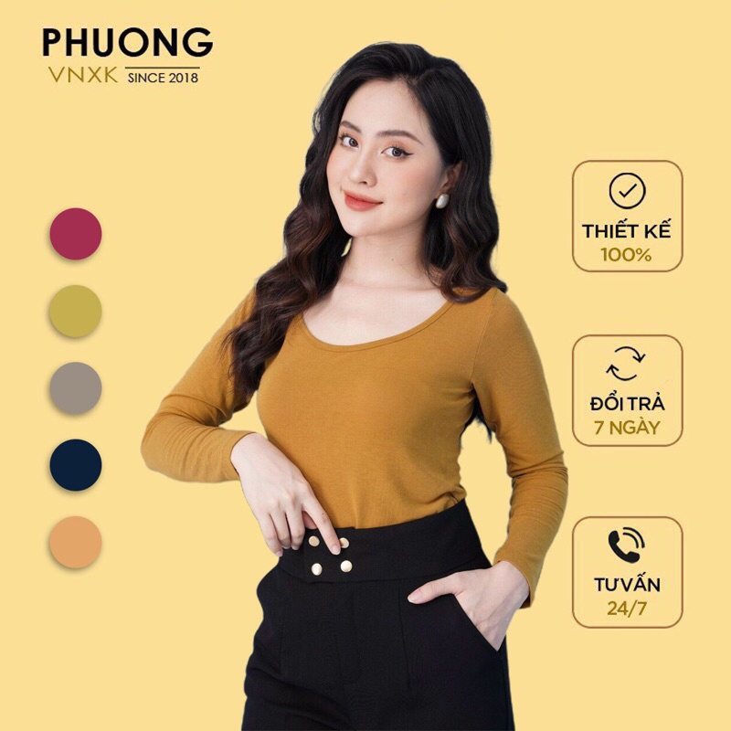 Áo len mỏng mongtoghi ôm body Hàn  chất mềm mỏng cổ tròn
