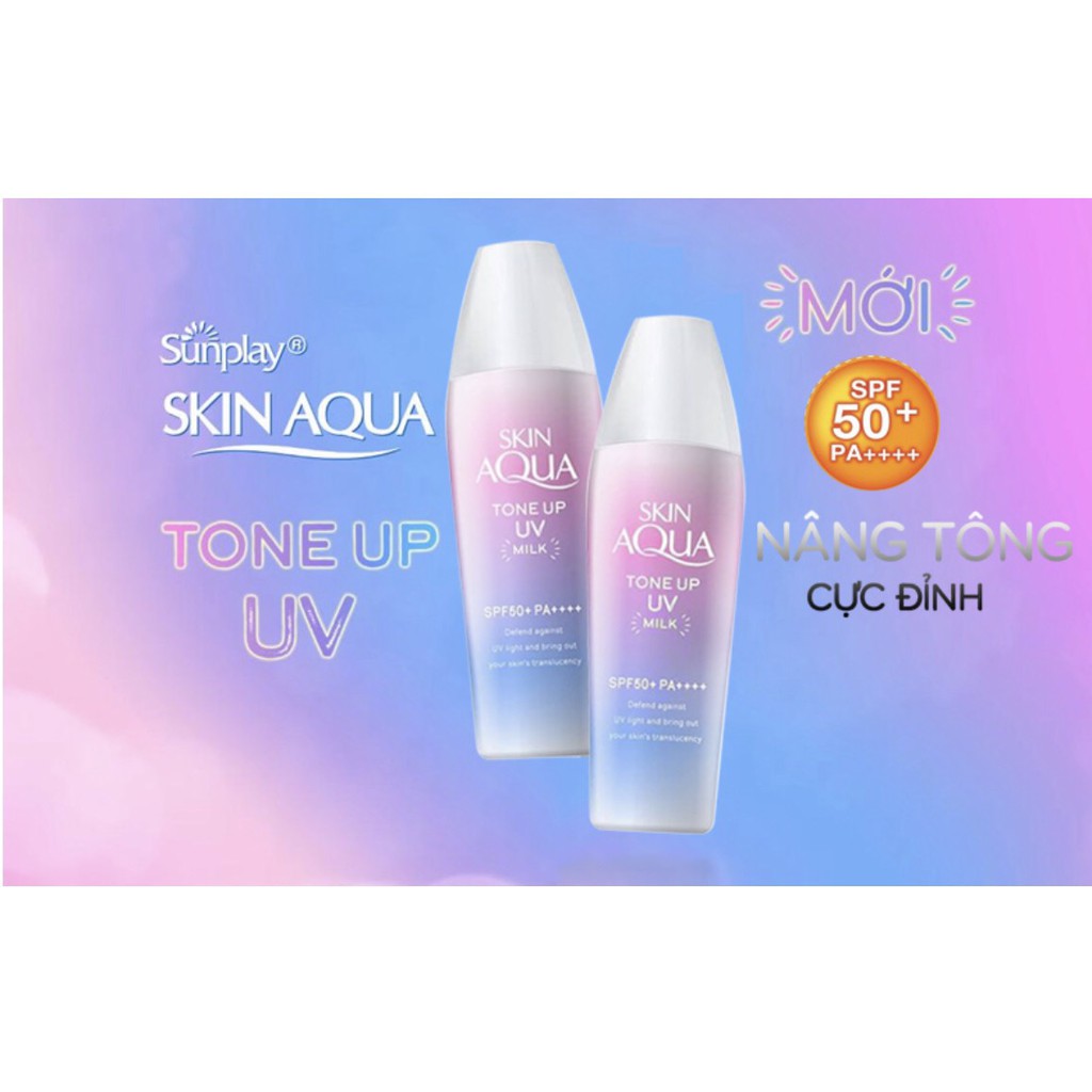Sữa chống nắng bật tone SKIN AQUA Tone Up UV SPF50+ PA++++ 40ml