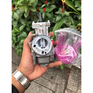 BÌNH XĂNG PWK 28MM , 30MM , 32MM TRÁI GA DẸP , SIÊU NẠP PHÙ HƠP CHO MỌI LOẠI XE TỪ WAVE,DREAM , EX135...