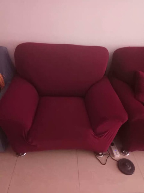 BỌC GHẾ SOFA màu đỏ tím cho sofa L sofa 1,2,3,4 chỗ