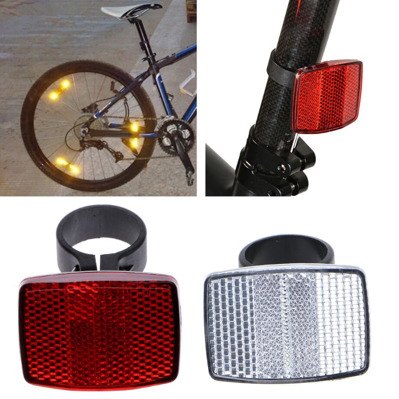 Đèn Phản Quang An Toàn Gắn Tay Lái Xe Đạp Tiện Dụng