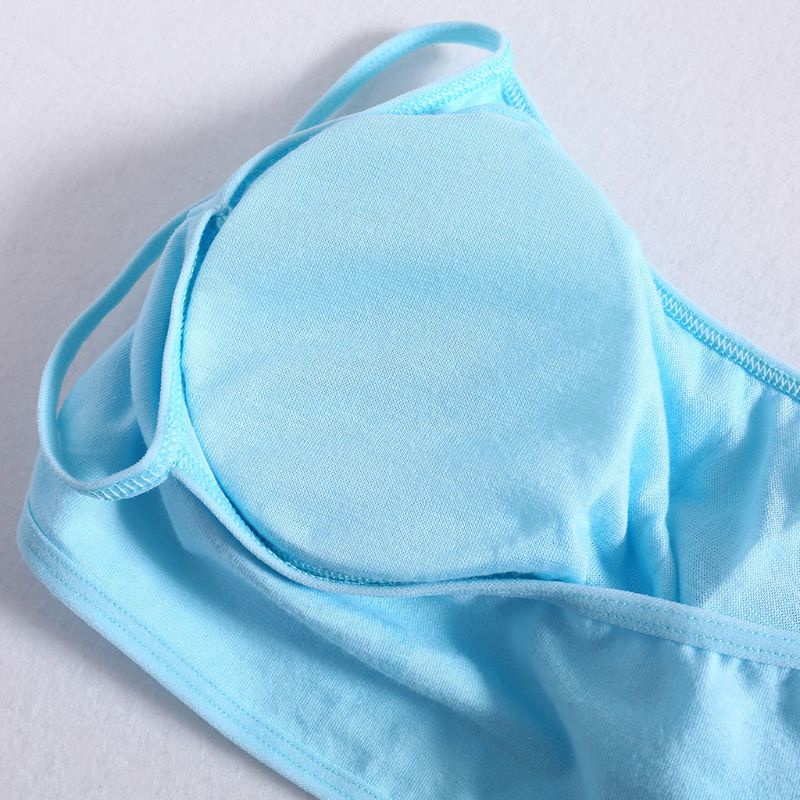 Haha Bộ 3 Áo Ngực Thể Thao Chất Liệu Cotton Cho Nữ