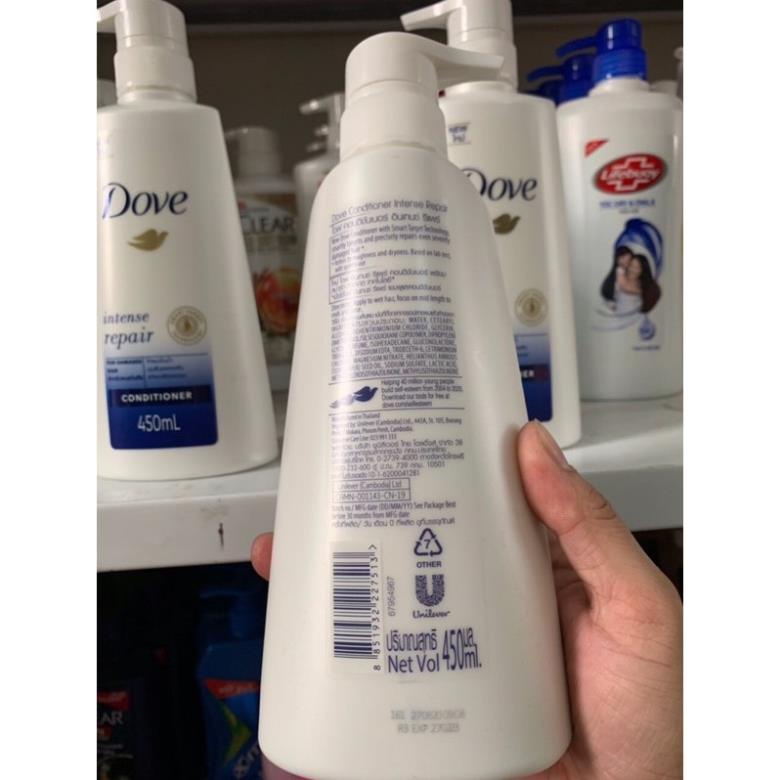 Gội và xả DOVE thái lan 450ml và 450ml