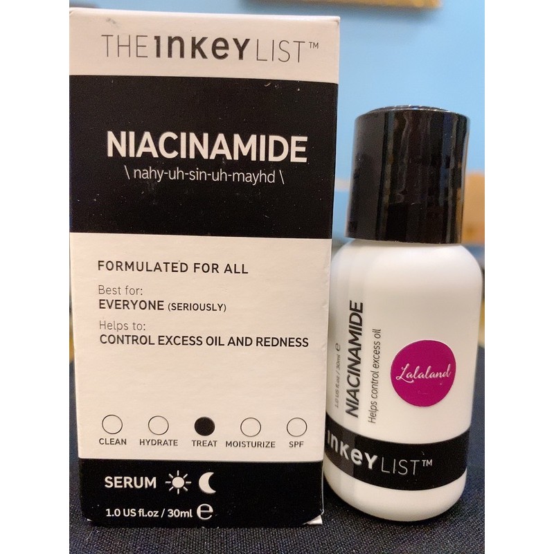 Tinh chất kháng mụn mờ thâm The INKEY List Niacinamide 30ml