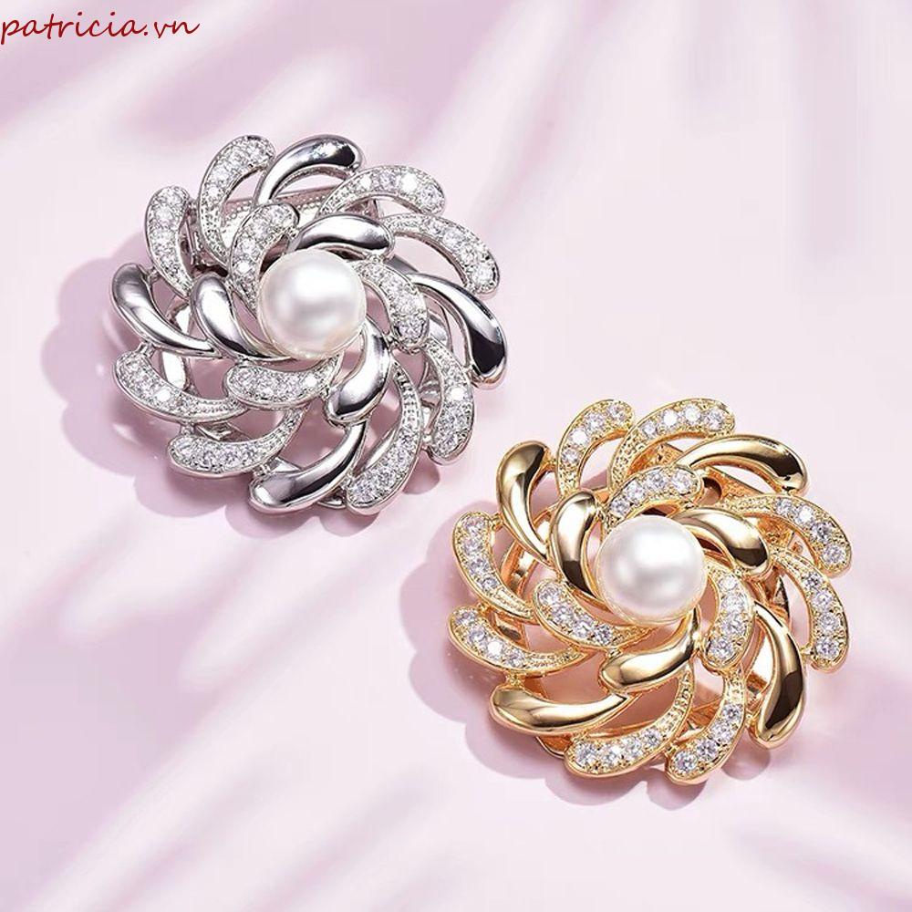 PATRICIA Women Scarf Buckle Trendy Gift Flower For Girls Fashion Jewelry|Scarf Ring