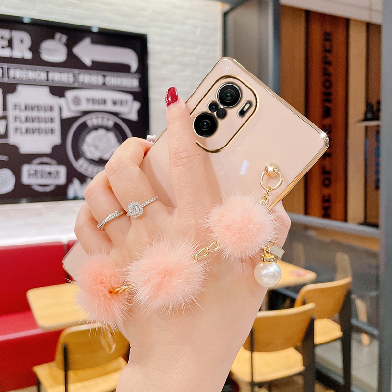 Ốp Điện Thoại Silicon Mềm Có Vòng Đeo Tay Cho iphone 13 pro max 12pro 6 7 8plus x xsmax xr 13pro 13mini