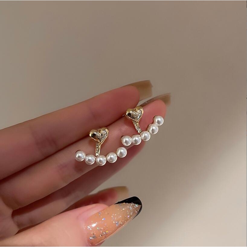 Bông Tai Đính Ngọc Trai Sáng Tạo Thời Trang