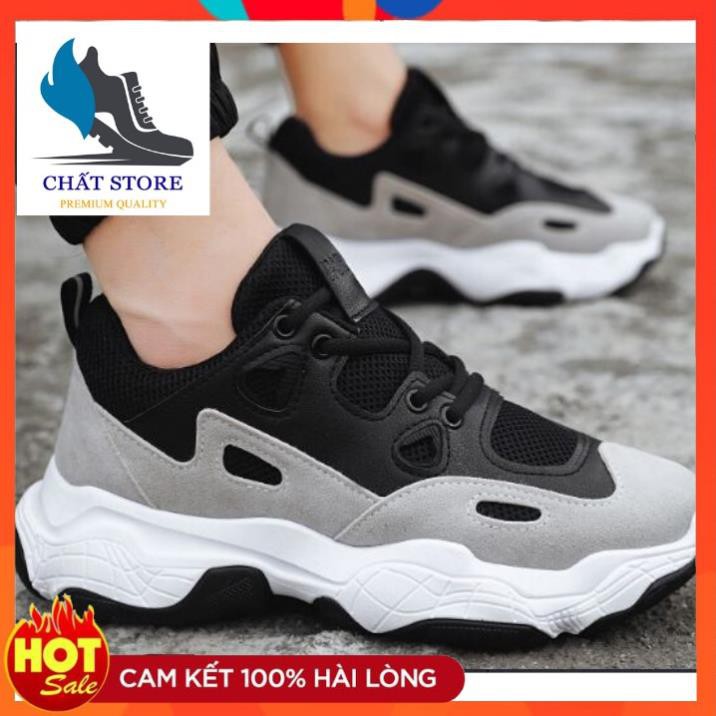 [Real] Giày Thể Thao Nam Tăng Chiều Cao CHỈ CÓ DUY NHẤT TẠI BAMY SHOES Kiểu Dáng Sport, Phong cách hầm hố - M84 : 1 hot