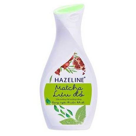 Sữa dưỡng thể dưỡng trắng Hazeline Matcha Lựu Đỏ 230ml