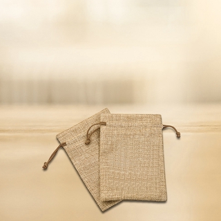 50 Túi Nhỏ Được Làm Từ Vải Bố, Được Làm Từ Vải Bố, Dùng Đựng Nữ Trang, Tiệc Cưới