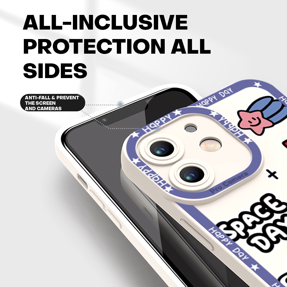Samsung Galaxy A01 A70 A72 A6 A7 A9 A9S Plus 2018 5G Cho Ốp lưng điện thoại In Hình Happy Snoopy