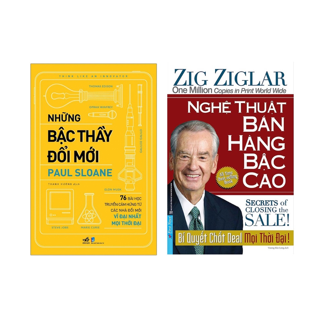 Sách Combo 2c: Những bậc thầy đổi mới + Nghệ Thuật Bán Hàng Bậc Cao
