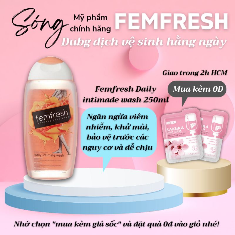 [AUTH] Dung Dịch Vệ Sinh Phụ Nữ Femfresh Daily Intimate Wash 250ml